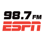 98.7 FM ESPN New York's logo'