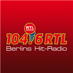 104.6 RTL Berlins Hit-Radio's logo'