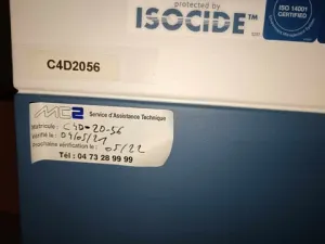 Hotte PCR suivi MC2