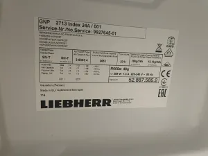 Congélateur Liebherr (1) identification