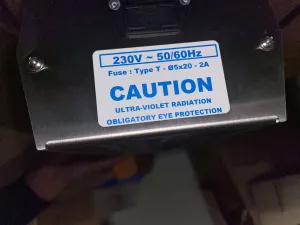 UV lamp vilber identification 2