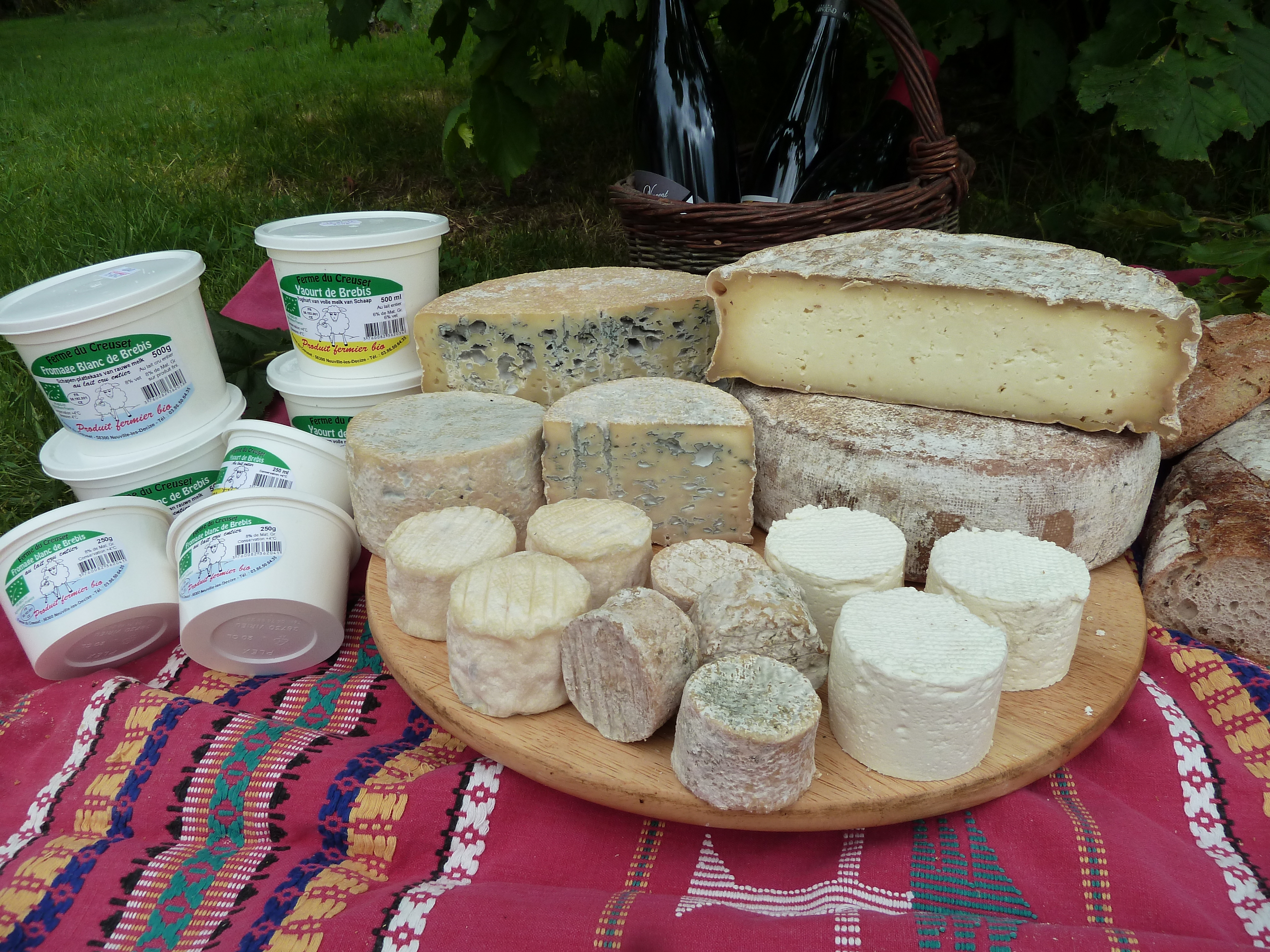 Plateau de fromages du Creuset
