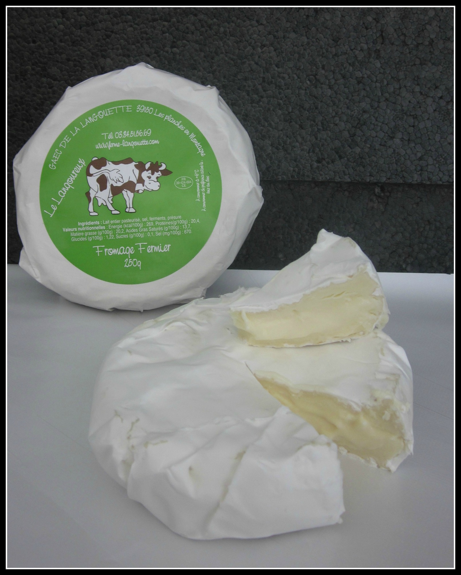 Notre fromage le "LANGOUREUX"