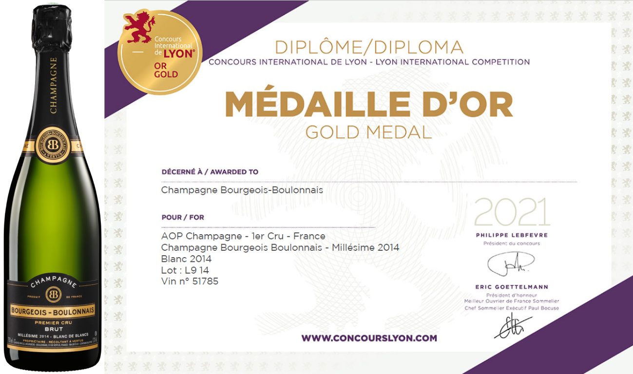 Médaille d'Or Lyon 2021