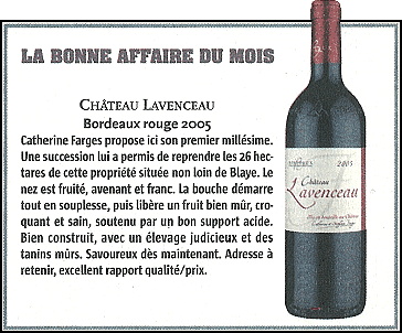 Aoc Bordeaux 2005