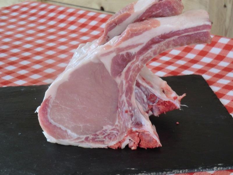 Côte de porc 9.50€ le kilo