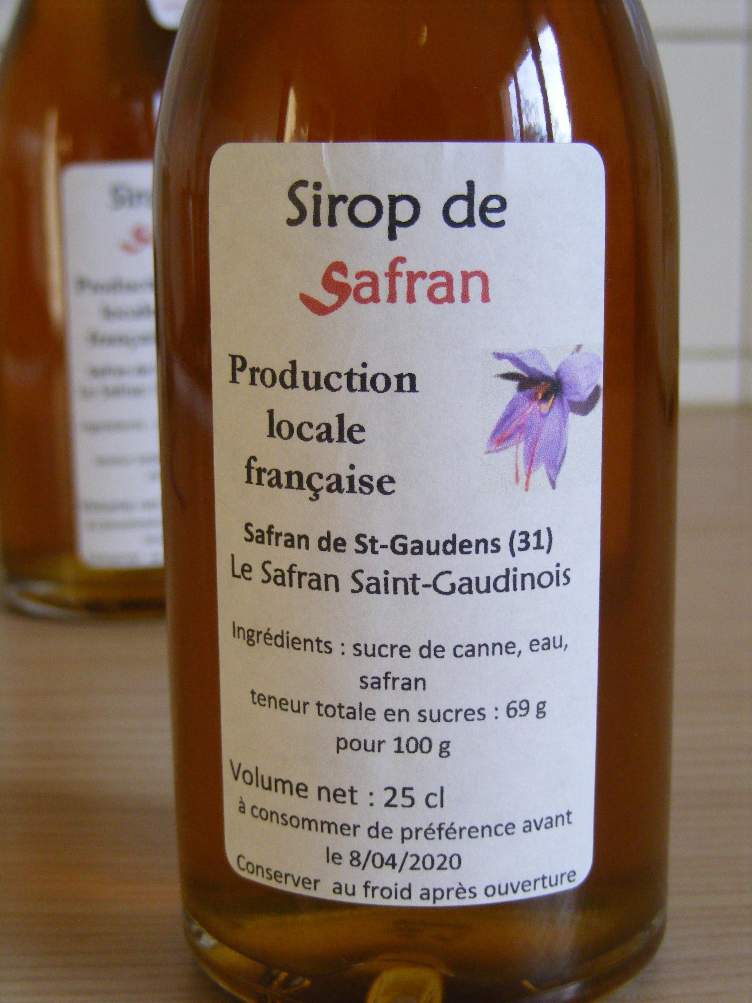 Sirop de Safran