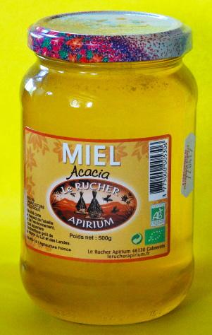Miel d'acacia Bio Rucher Apirium