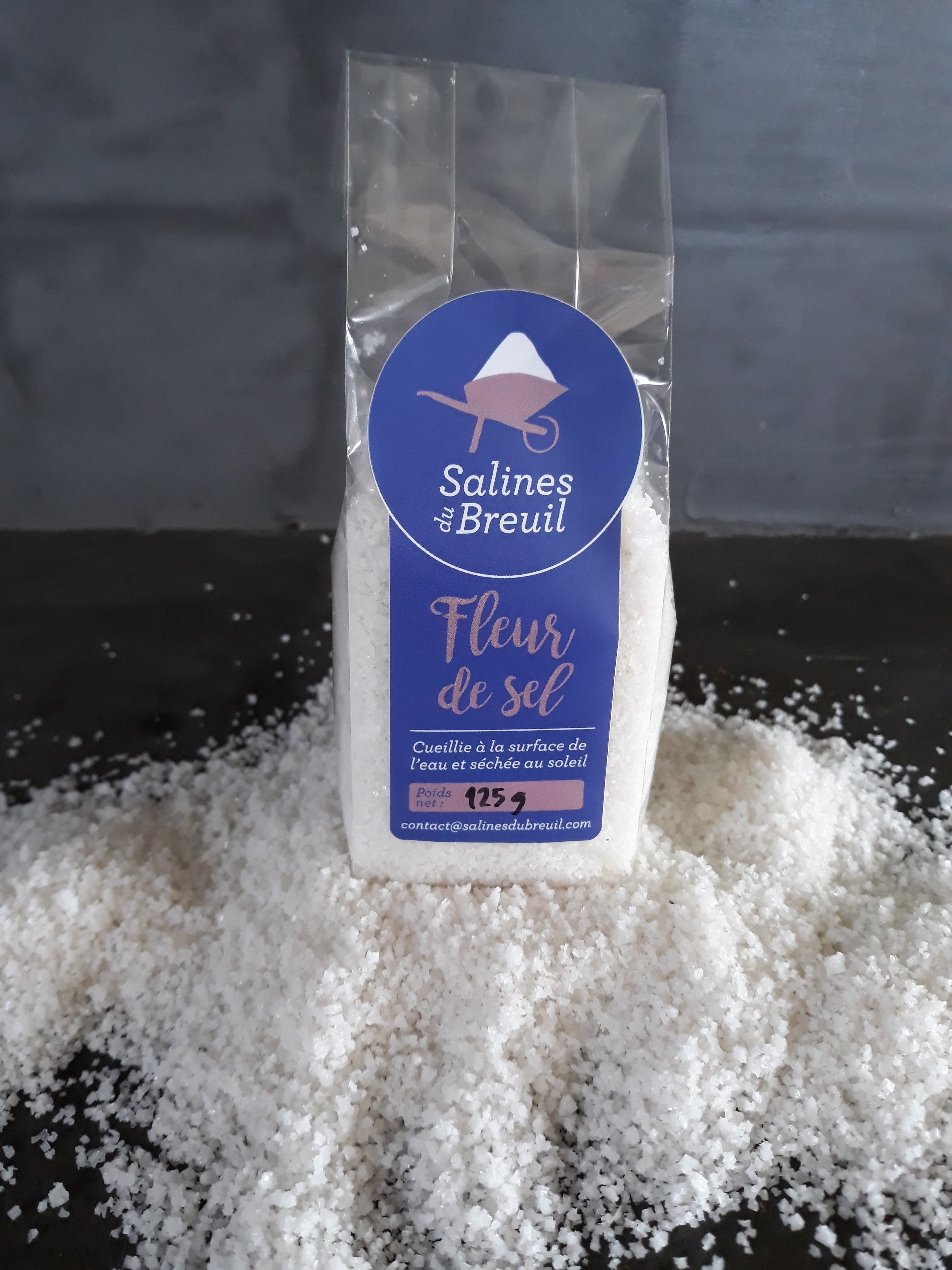 Salines du Breuil - Fleur de sel 125g