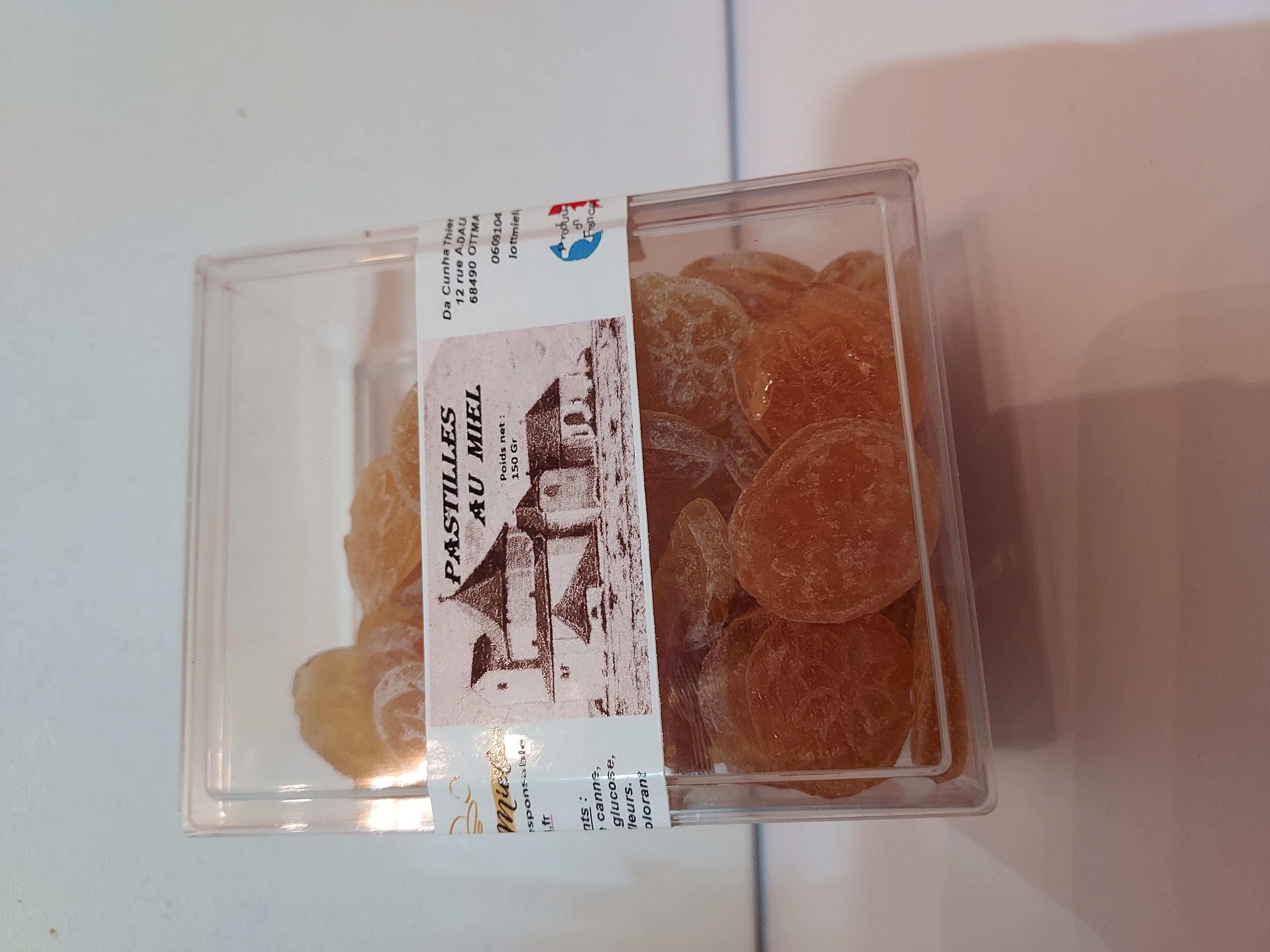 Bonbons Pastilles au Miel (150 Gr)