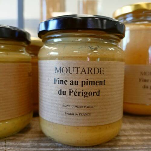 Moutarde au piment du Périgord 200g