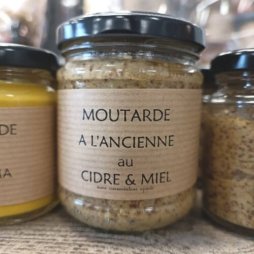 Moutarde à l'ancienne Cidre & Miel 200g