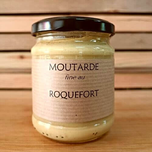 Moutarde fine au Roquefort 200g