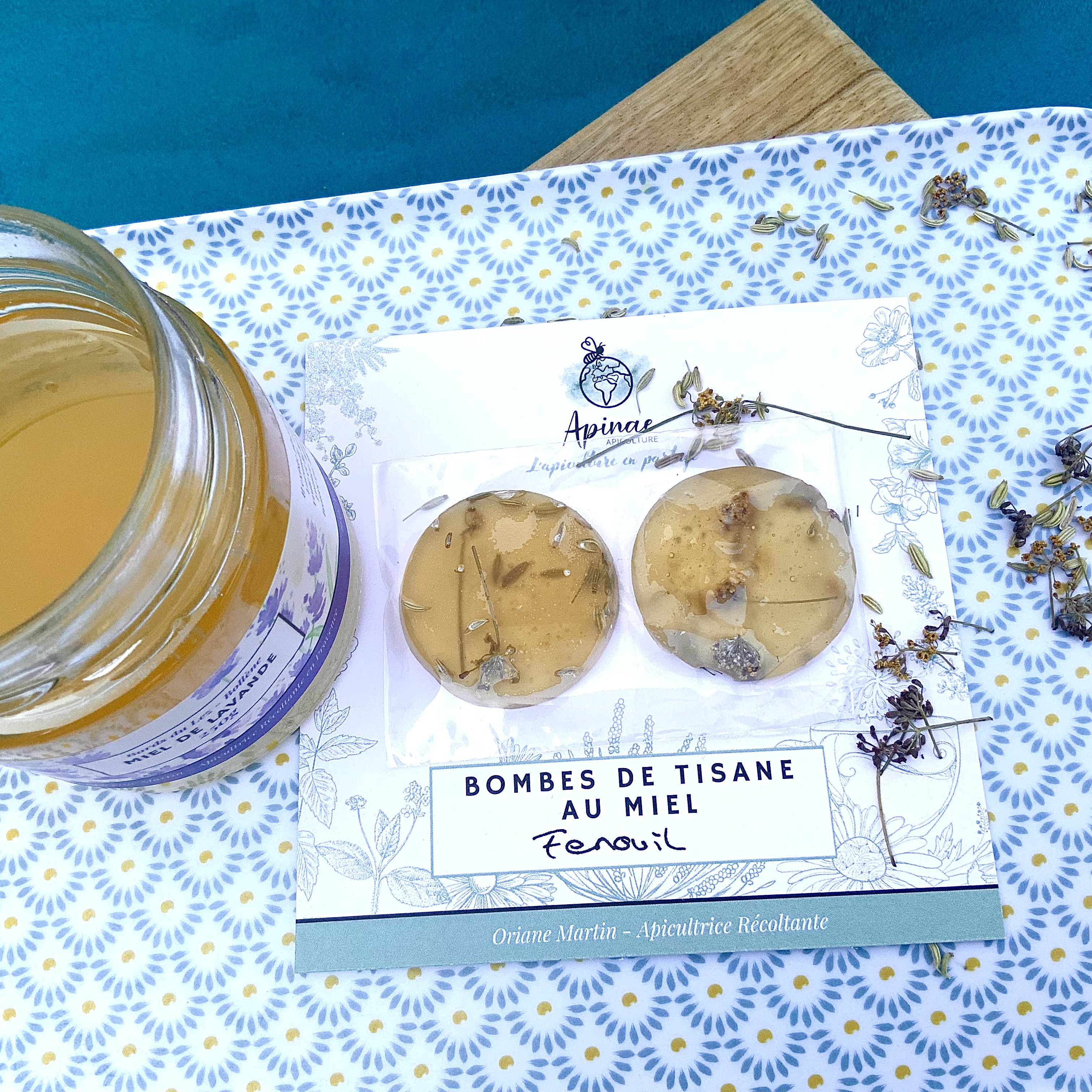Bombes de tisane au miel - Fenouil