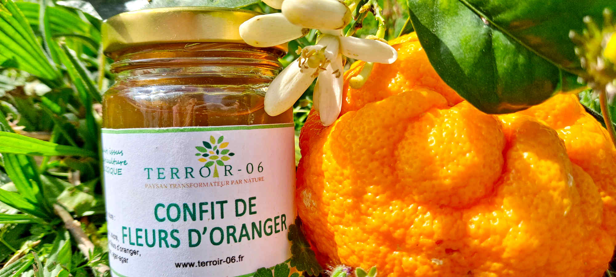 Confit de fleur d’oranger – pot de 100 g