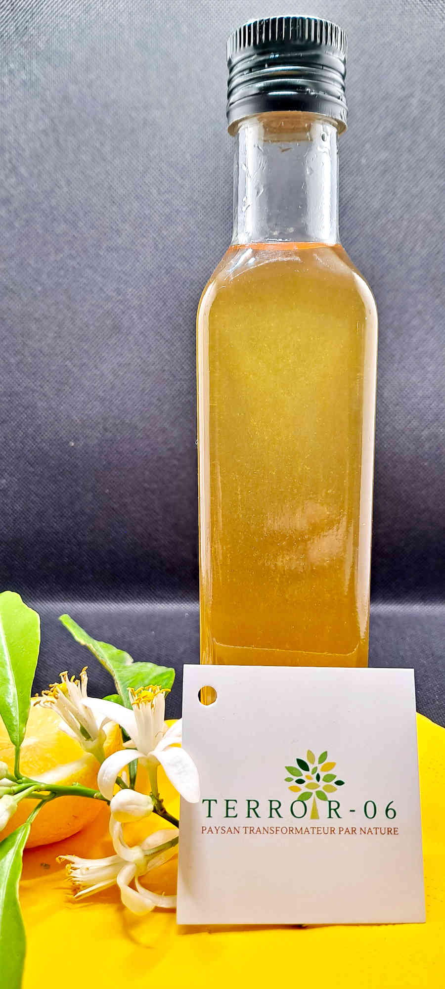 Sirop de fleurs d’oranger – bouteille de 25 cl