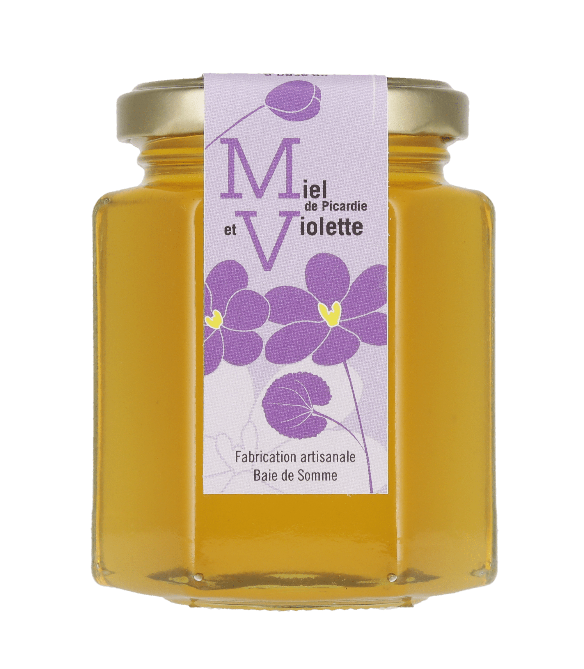 Préparation à base de miel de Picardie et de violette