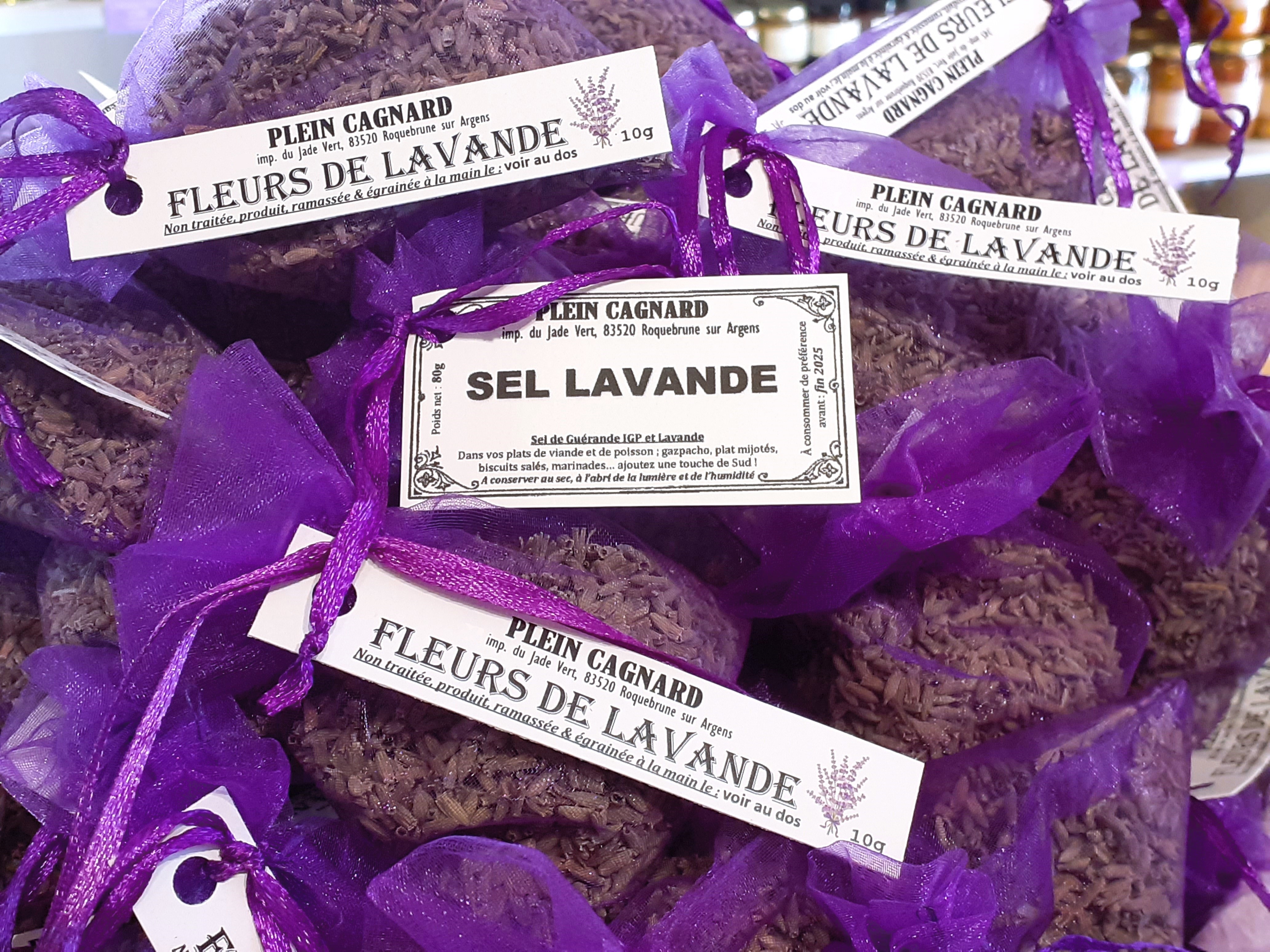 Sachets organza violet, étiquettes personnalisables