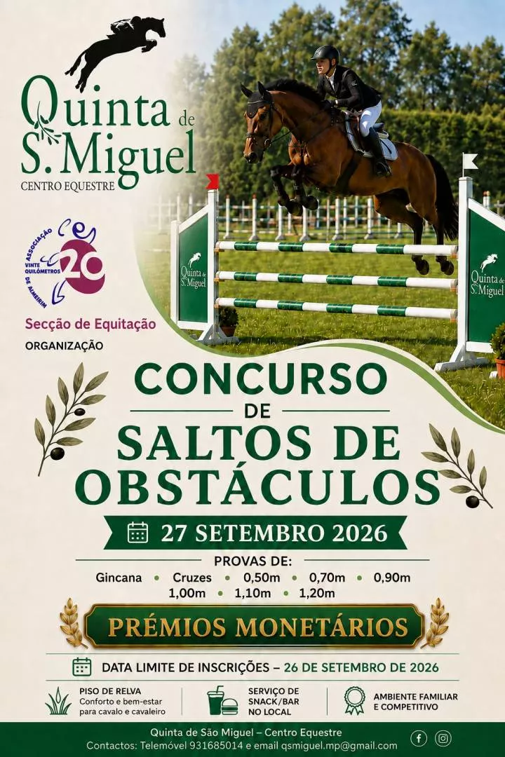 Logo Concurso de Saltos de Obstáculos - QSMIGUEL