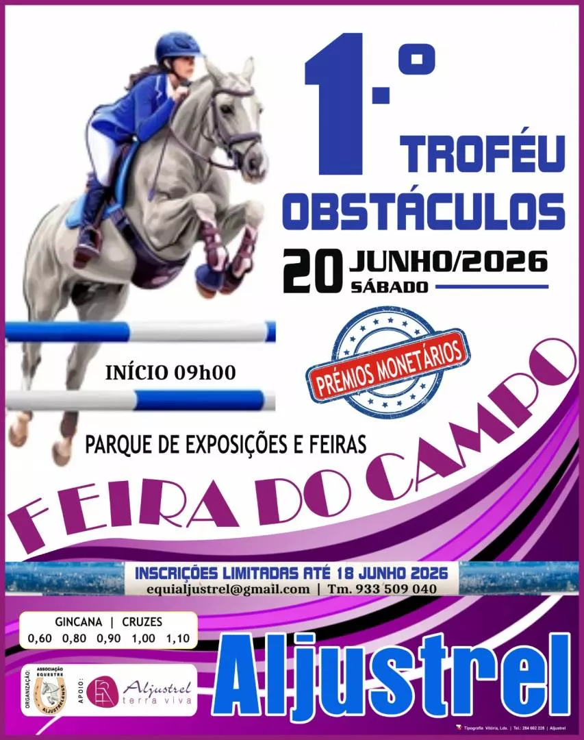 Logo 1º Troféu de Obstáculos - Feira do Campo Aljustrel